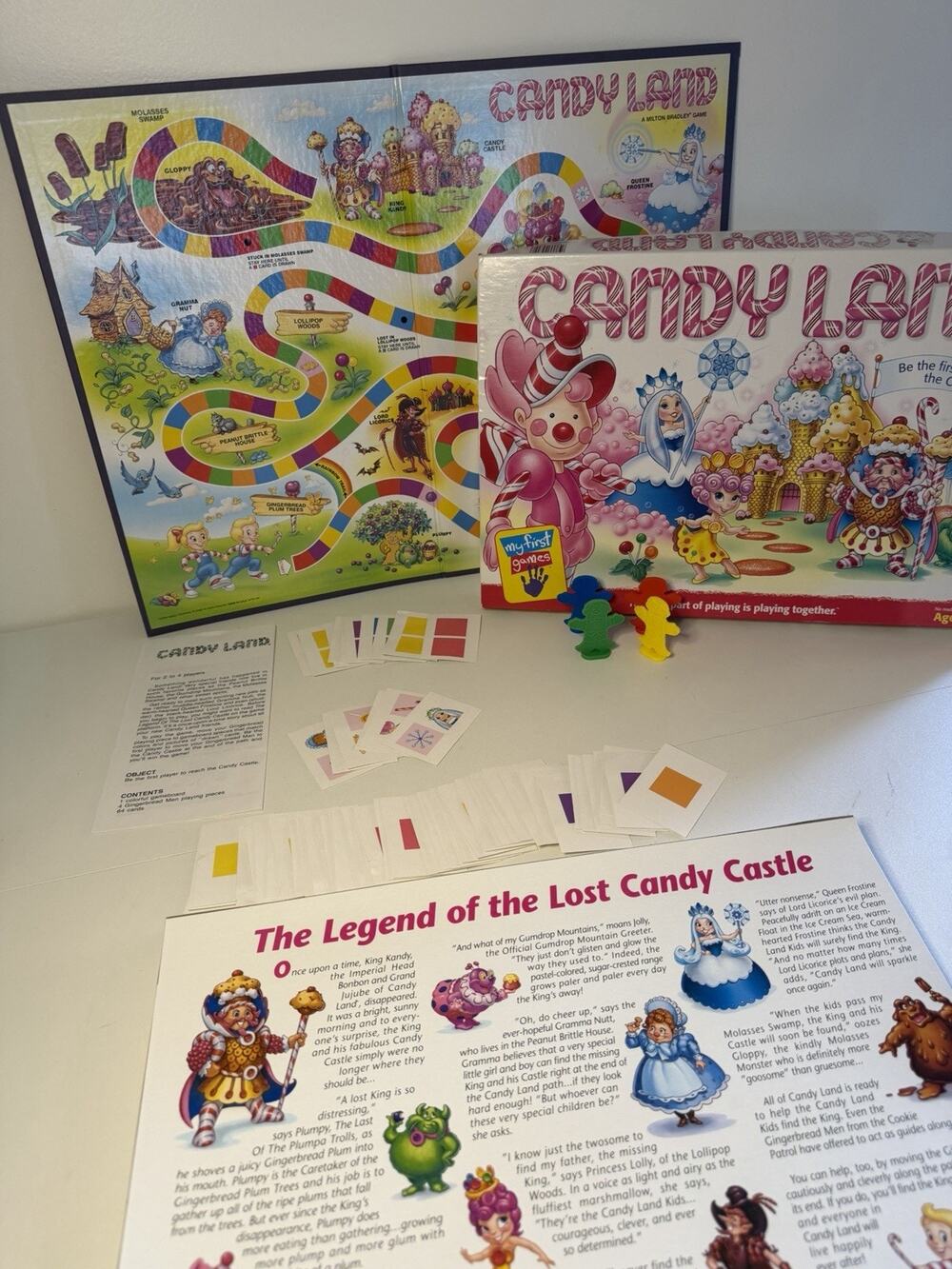 Vintage Candy Land Board Game 1999 Milton Bradley 100% Complete VTG CANDYLAND